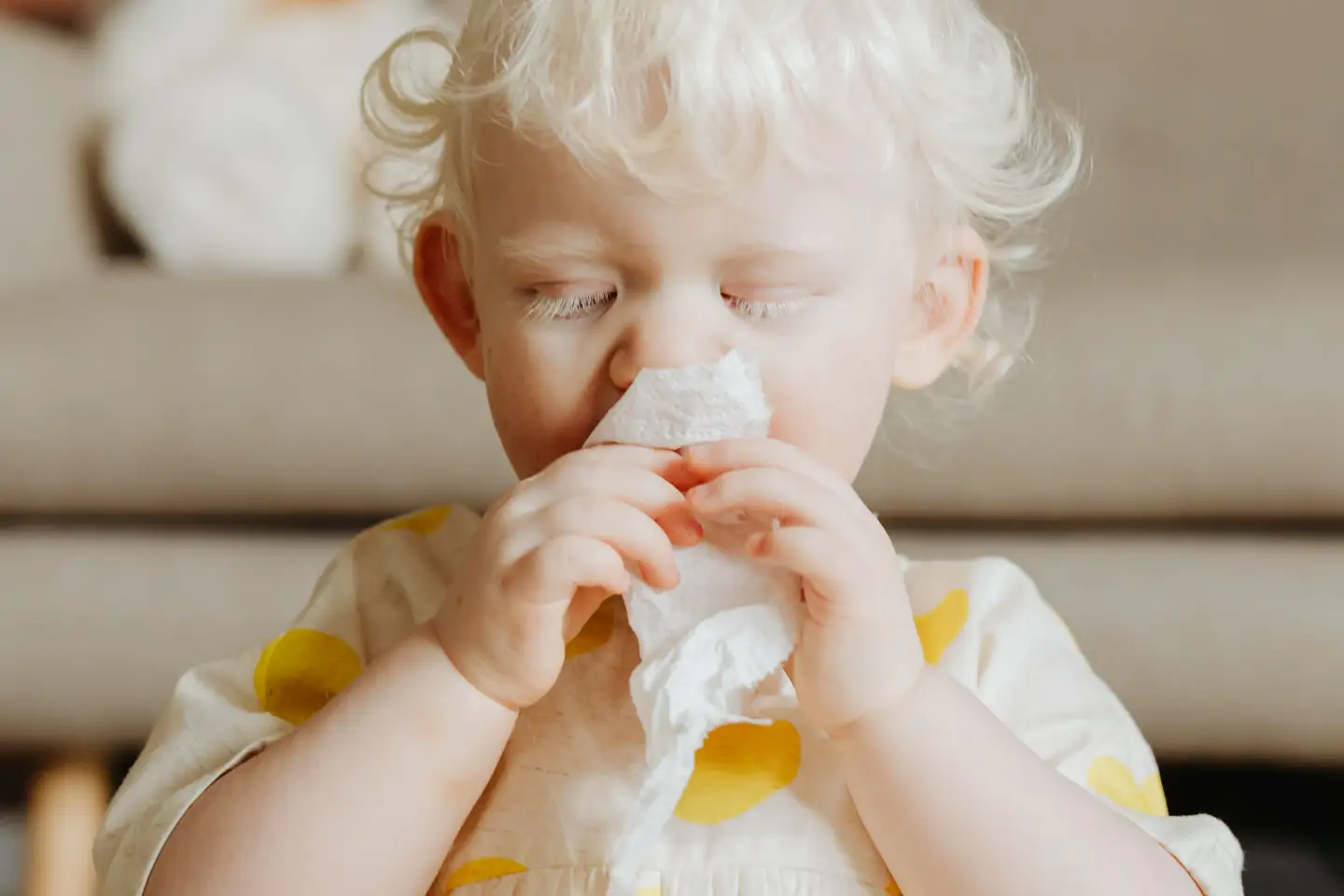 you wake up with a stuffy nose