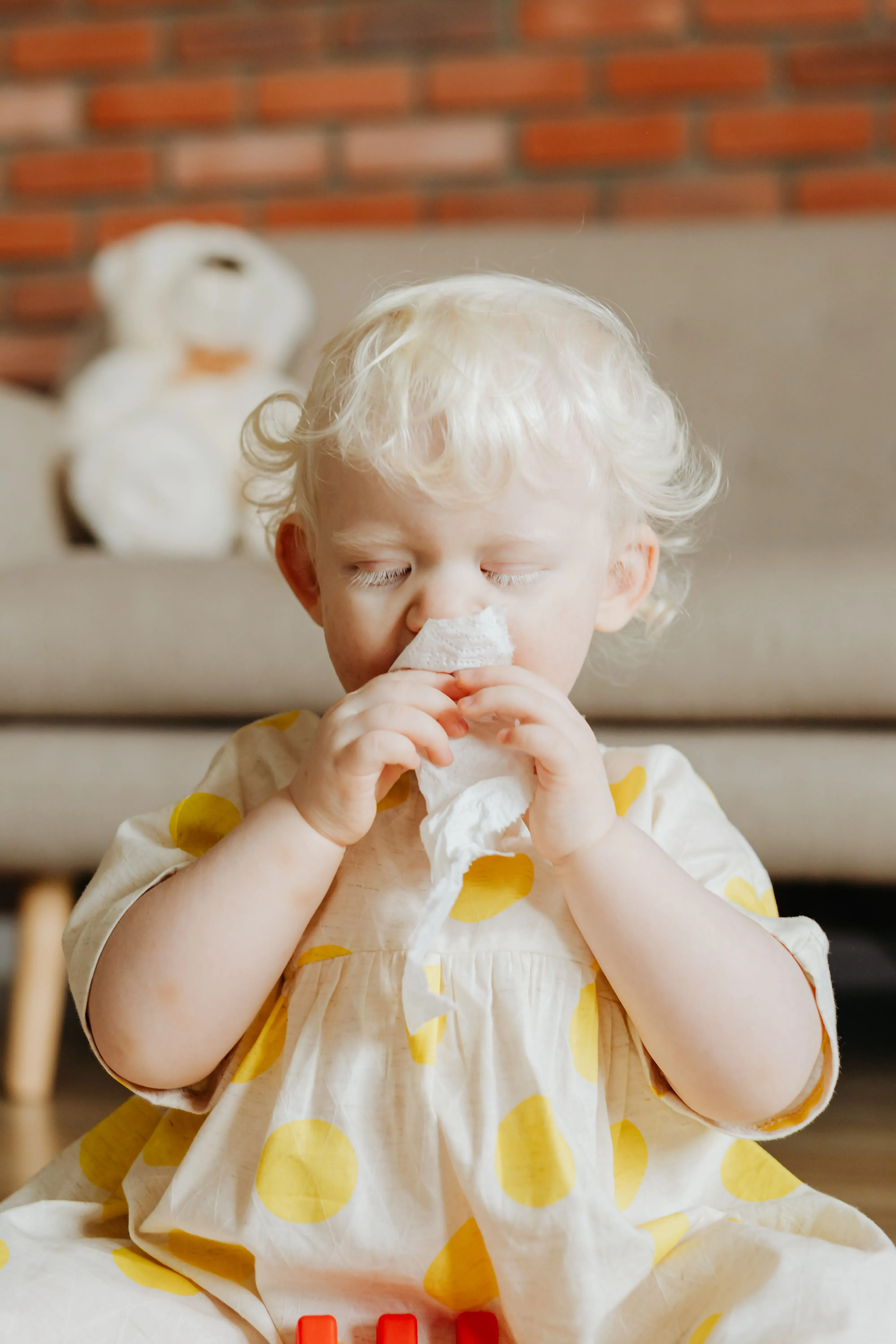 you wake up with a stuffy nose